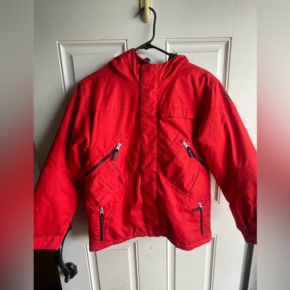 Spyder Snowboarding Jacket Red kids 14